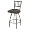 Holland Bar Stool Co 25" Swivel Counter Stool, Nickel Finish, Graph Chalice Seat X810 - alternate 1